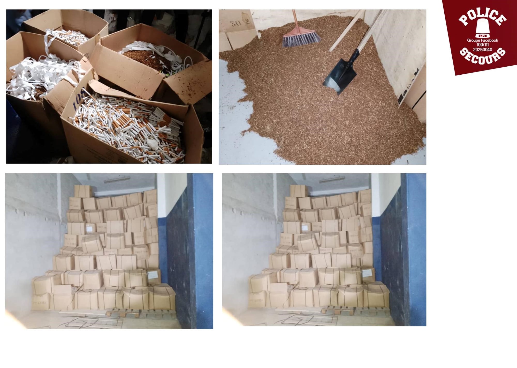 Démantèlement d’une vaste opération de contrefaçon de cigarettes à N’dotré