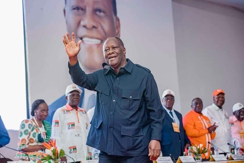 Alassane Ouattara, président de la République de Côte d'Ivoire