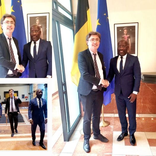 A Bruxelles, Charles Blé Goudé rencontre Pierre Camus, directeur Afrique de l’Ouest au ministère des affaires étrangères