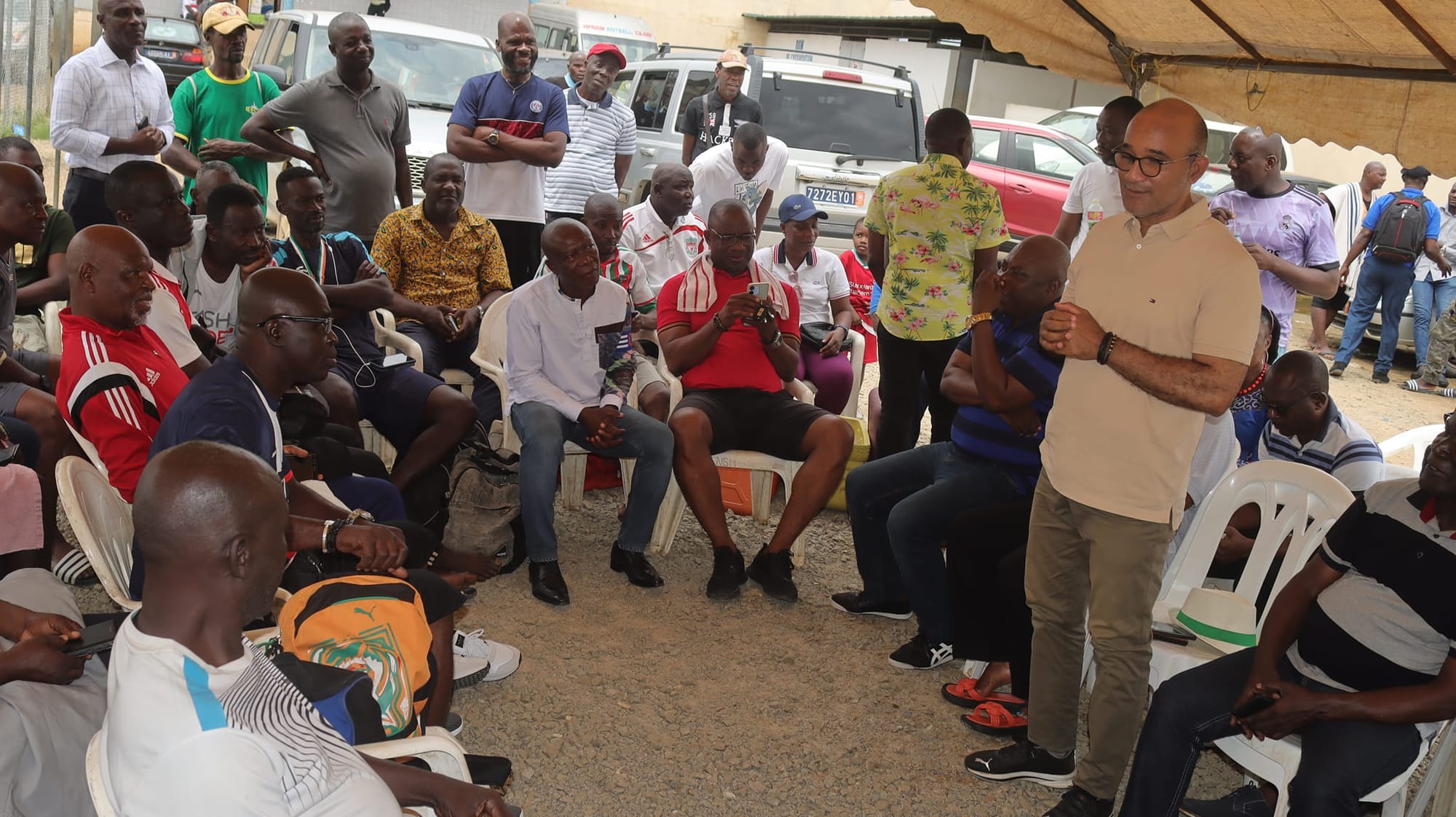 Michel Gbagbo reçoit le soutien des anciennes gloires du football résident à Yopougon