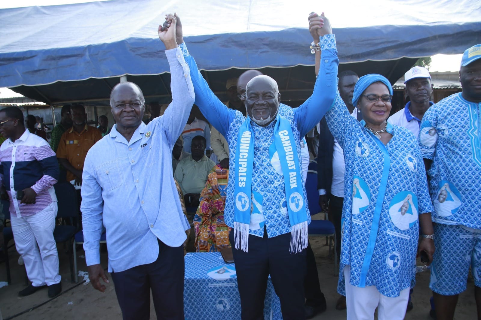 Municipales 2023 à Anyama : Sauhi Alain Claude, le candidat du PPA-CI, officiellement présenté