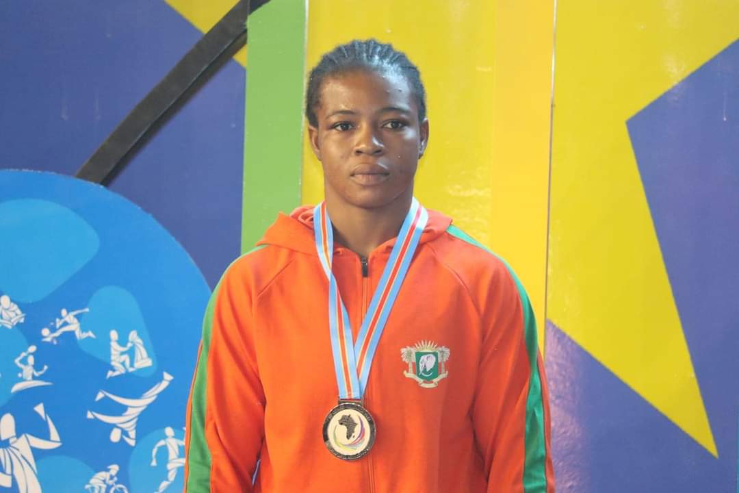 Jeux de la Francophonie 2023 : l’Ivoirienne Youin Amy remporte la médaille d’Or en lutte africaine