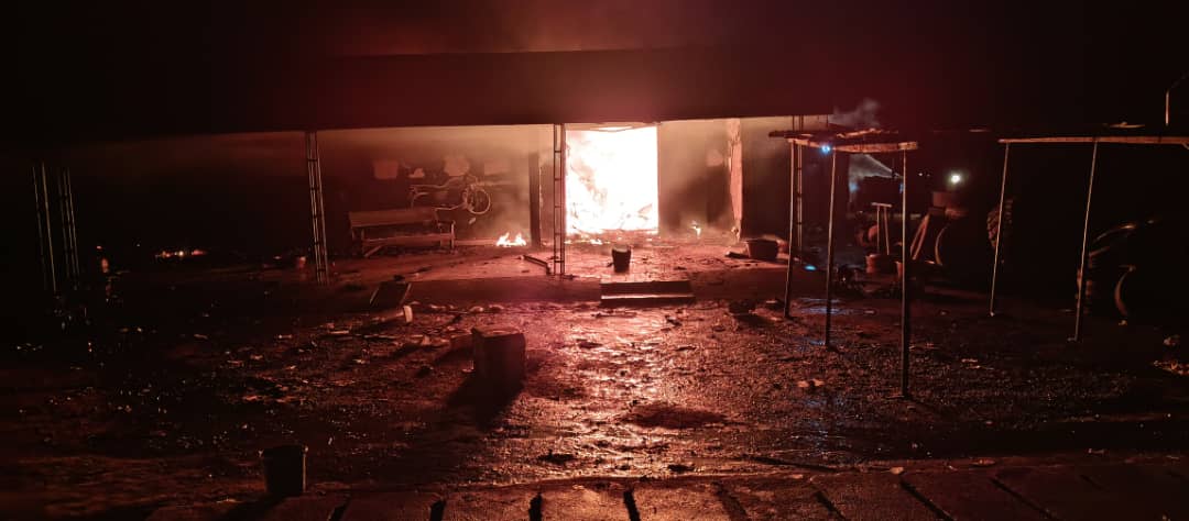 Incendie à Gagnoa : une femme brûlée au premier degré