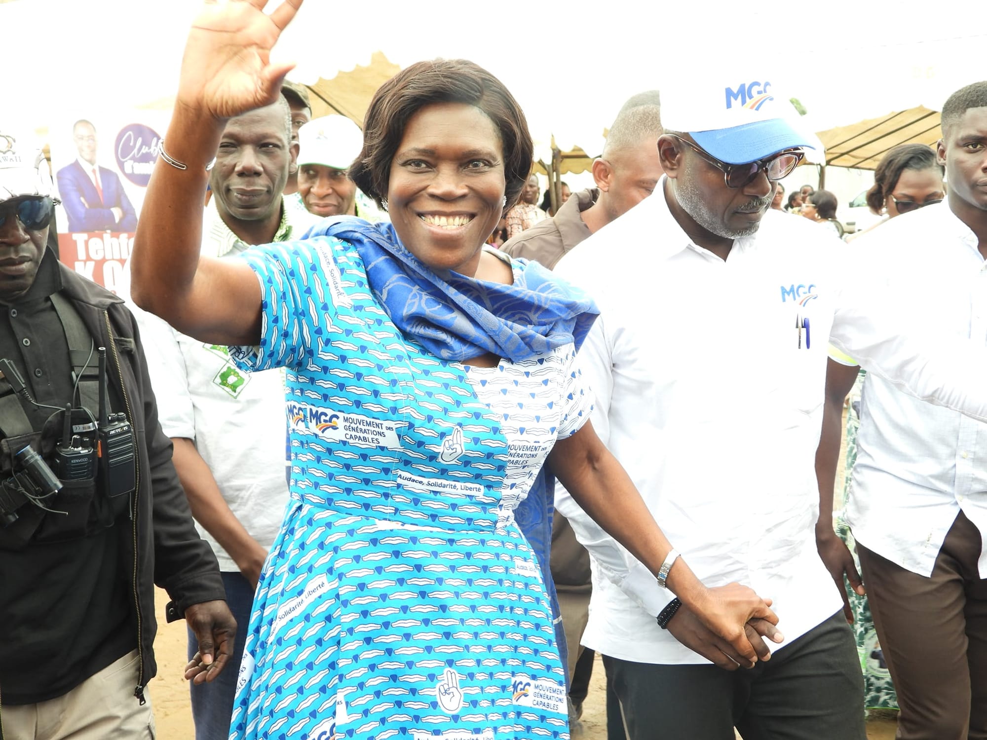 Destruction du Groupe Scolaire Cha Hélène à Yopougon : Simone Gbagbo sur le terrain