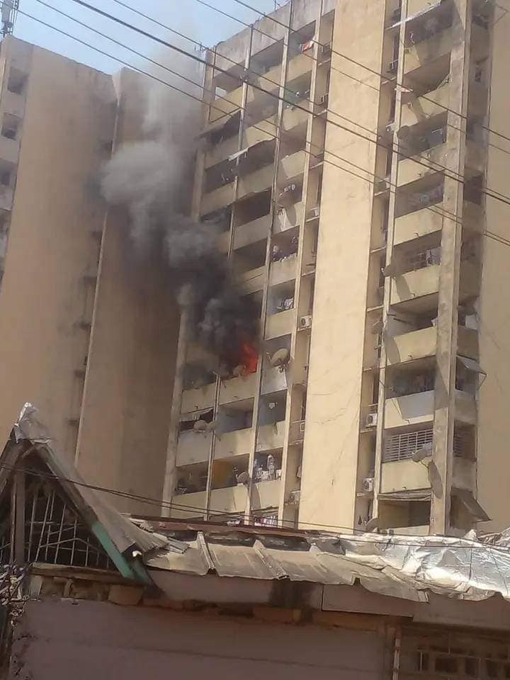 Incendie dans un appartement du 220 logements à Adjamé ce lundi