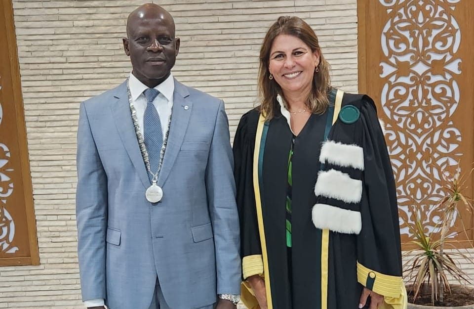 Le ministre Adama Diawara fait docteur honoris causa par Universiapolis