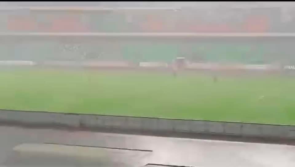Le stade d’Ebimpé prêt pour Côte d’Ivoire – Seychelles : la pelouse a résisté à la pluie du jeudi