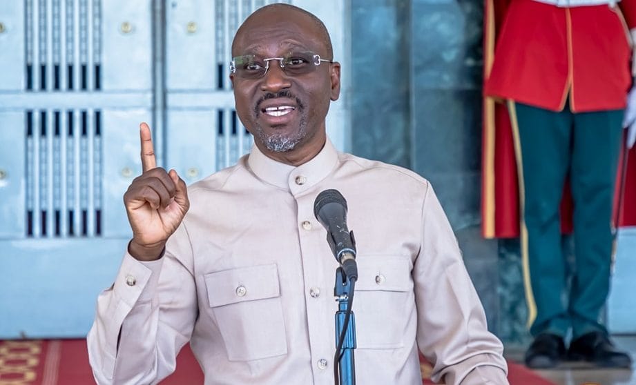 Guillaume Soro, lors de son séjour au Burkina Faso
