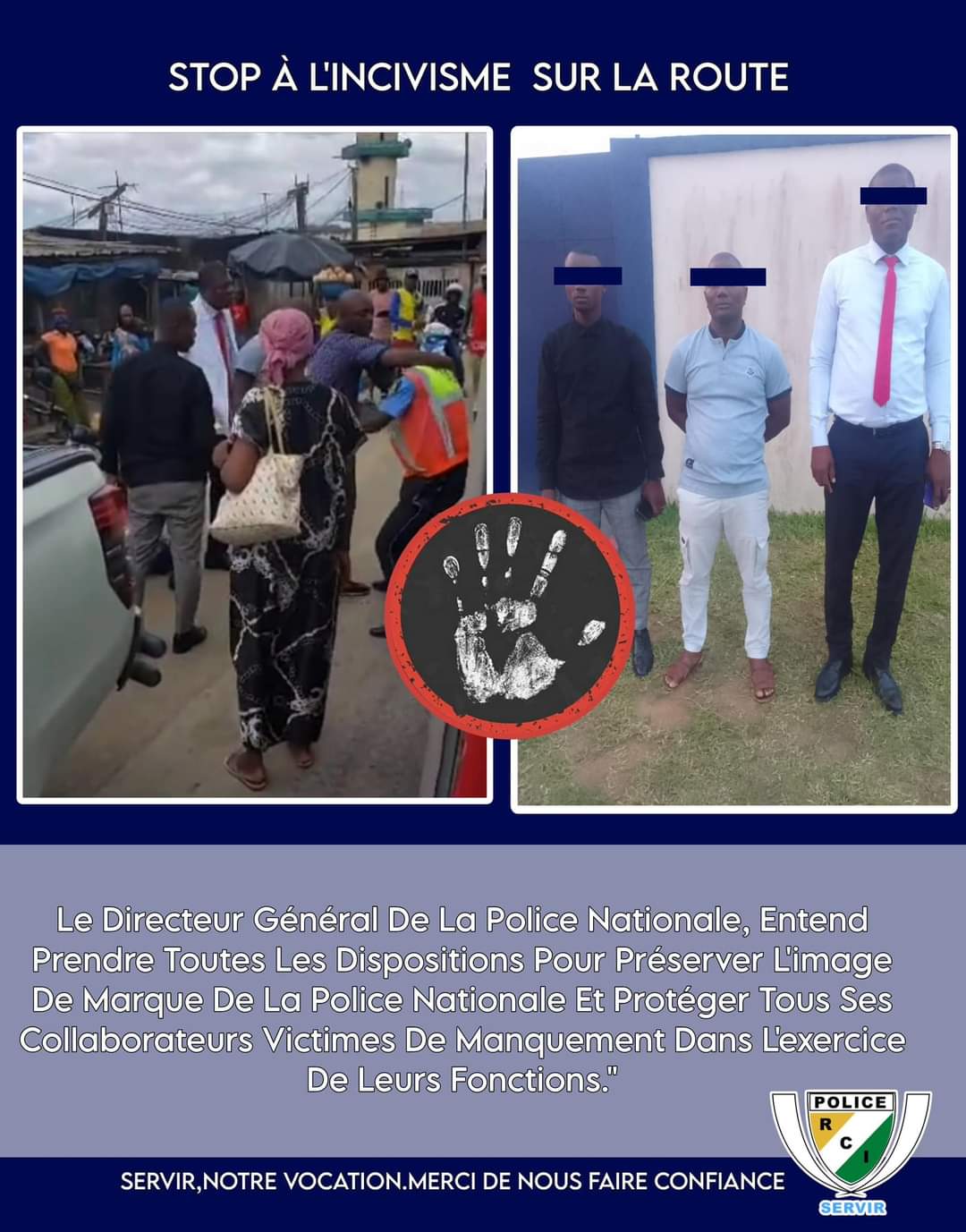 Abidjan : ils frappent un policier en service et finissent