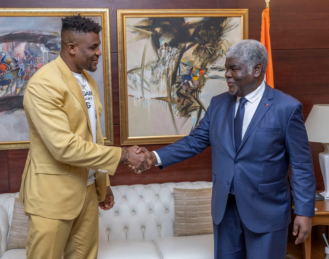 Francis NGannou et le Premier Ministre ivoirien s’engagent pour le MMA