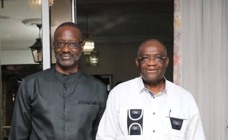 Guikahué et Tidjane Thiam