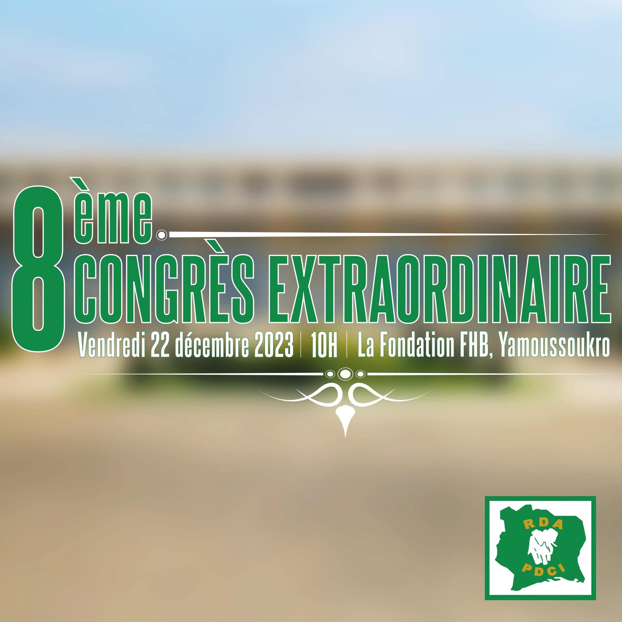 PDCI : Le congrès électif aura lieu le 22 décembre à Yamoussoukro