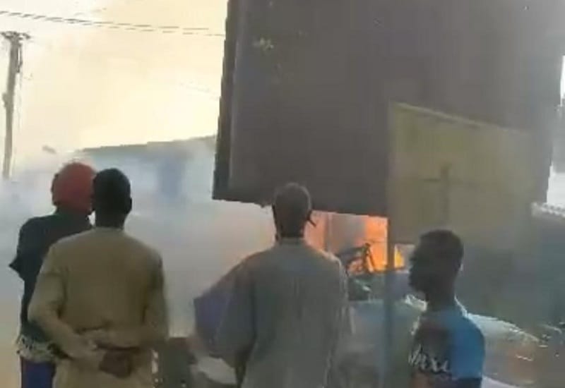 Togo : un incendie ravage un autre marché le jour de Noël (vidéo)