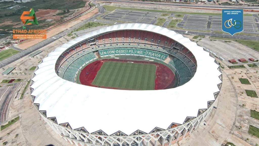 La toiture du stade Ebimpé : un nouveau visage, des images