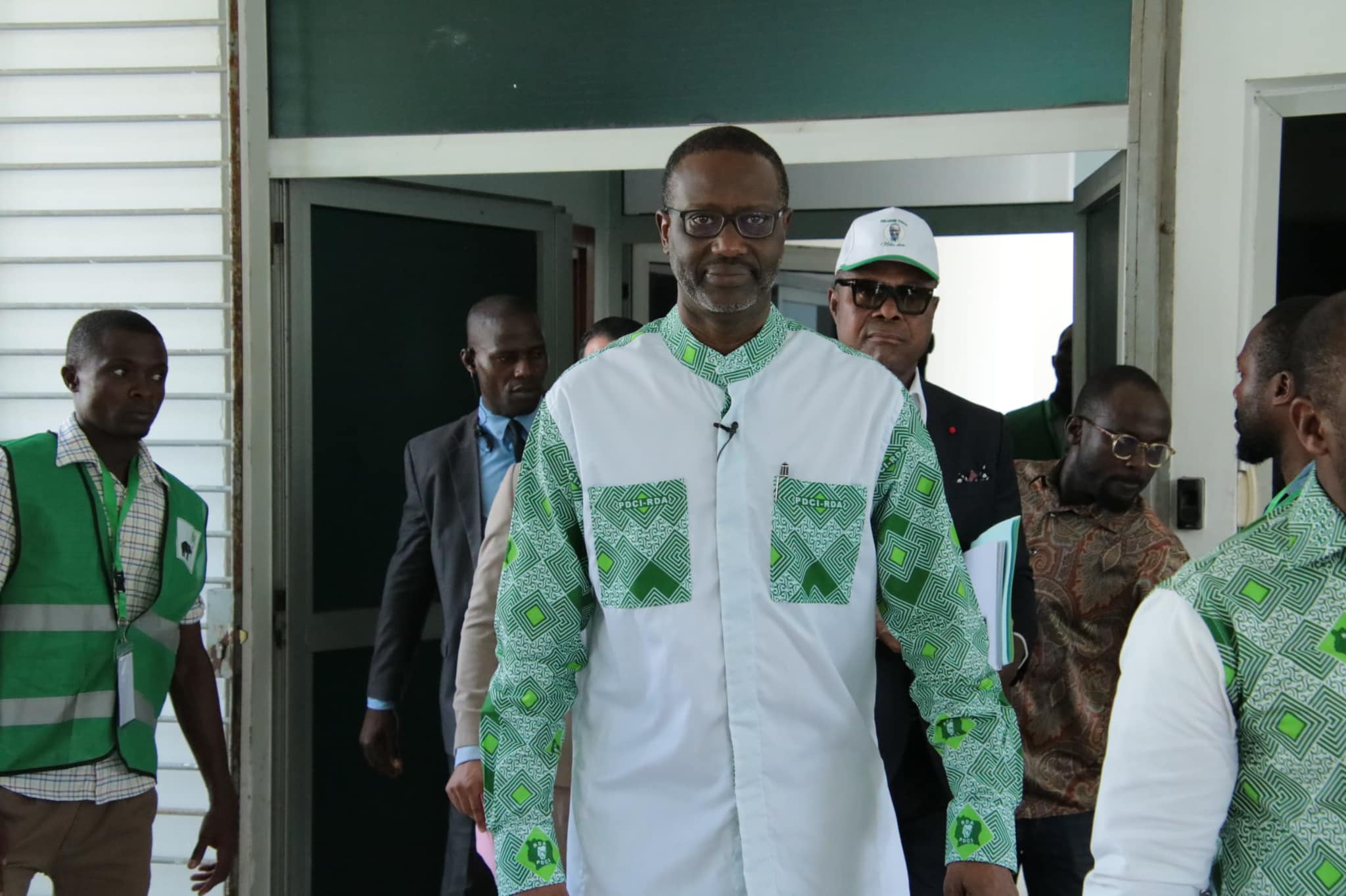 Tidjane Thiam, président du PDCI-RDA