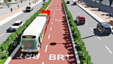 Travaux du Bus Rapid Transit d’Abidjan : le BRT à Adjamé