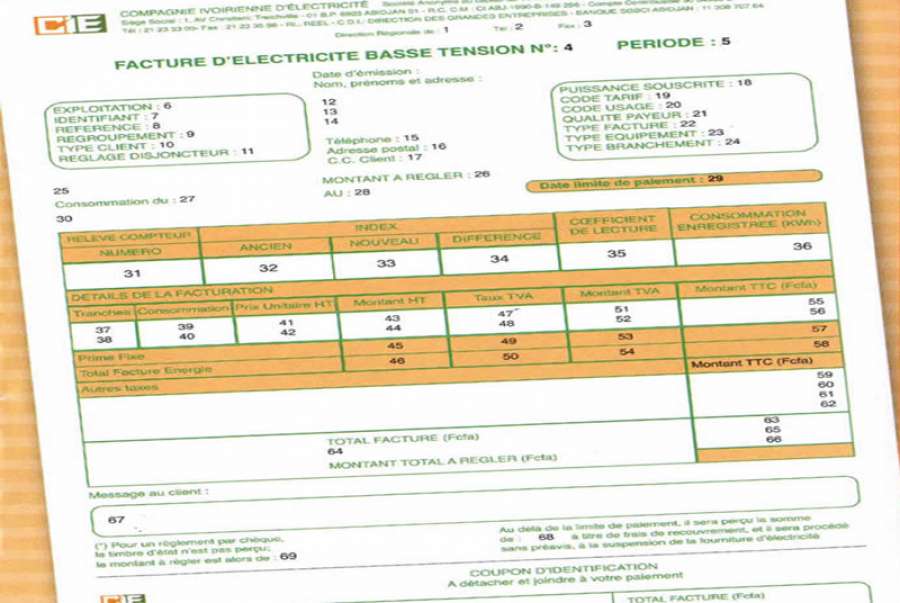 CIE Comprendre Facture électricité
