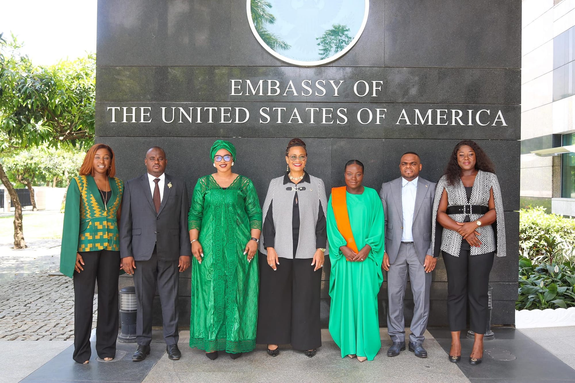 Présidentielle de 2025 : Prince-Arthur Dalli et Fleur Aké M’Bo portent la voix du PPA-CI auprès de l’Ambassadrice des États-Unis