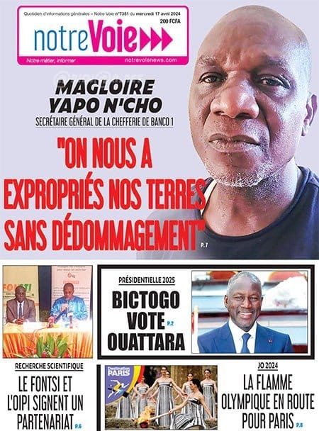 Notre Voie, la Une du mercredi 17 avril 2024