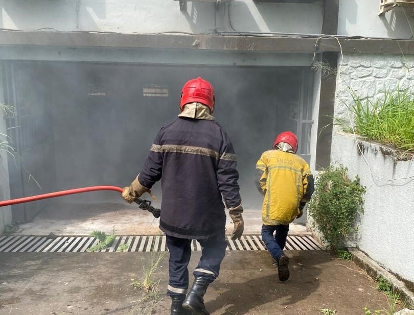 Incendie déclaré au garage du Préfet de Man le mercredi 3 avril 2024