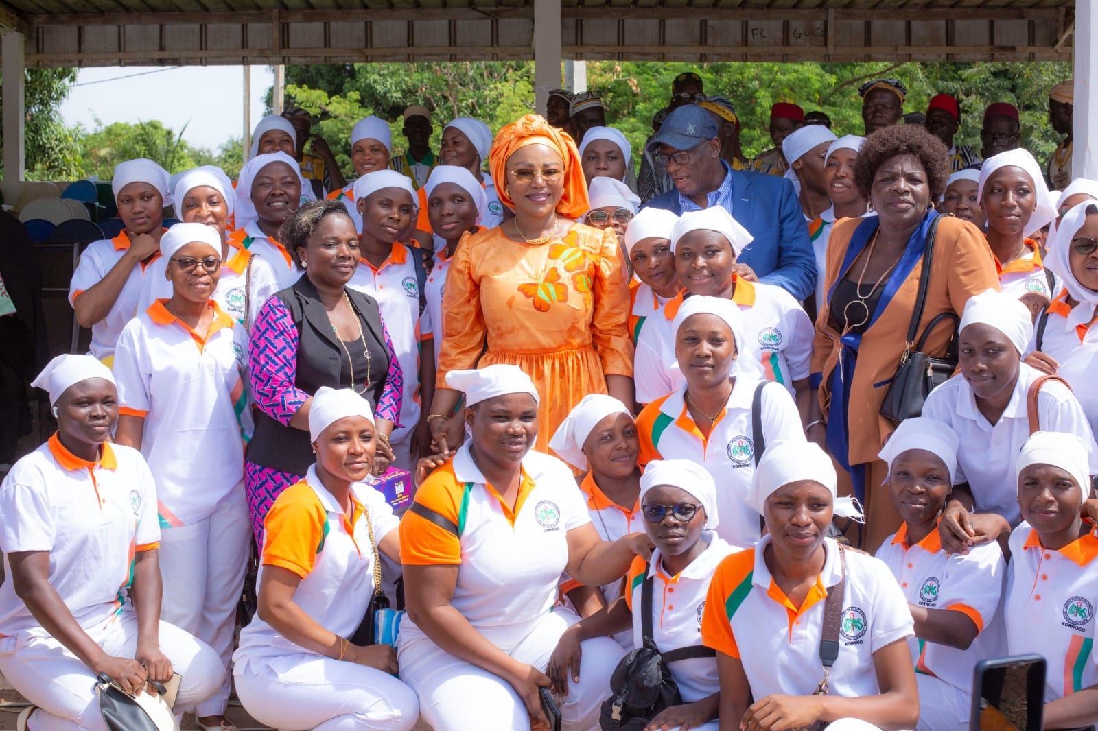 La Ministre Nassénéba Touré lors des ANAFCI dans le District des Savanes à Korhogo le 25 avril 2024