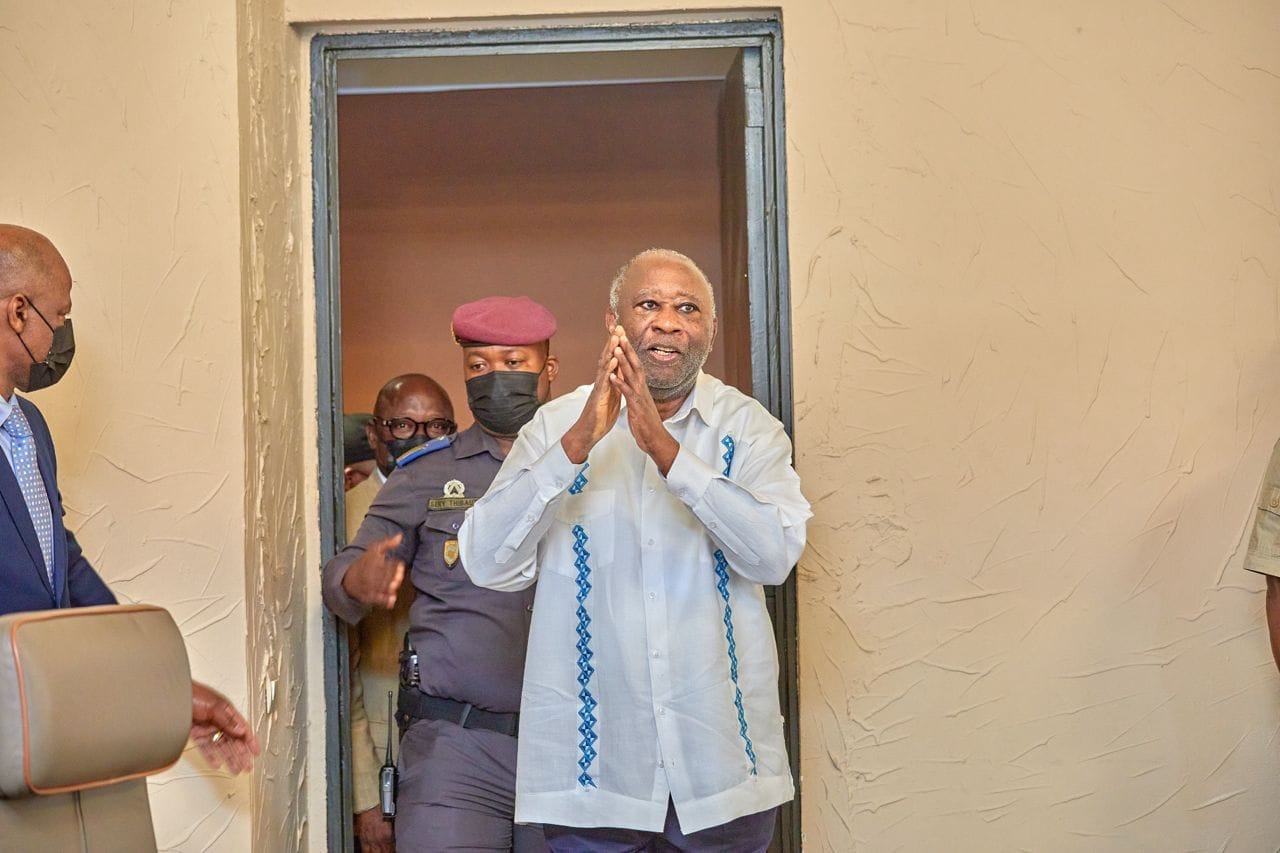 Laurent Gbagbo lors réunion du CSP du PPA-CI le 11 avril 2024