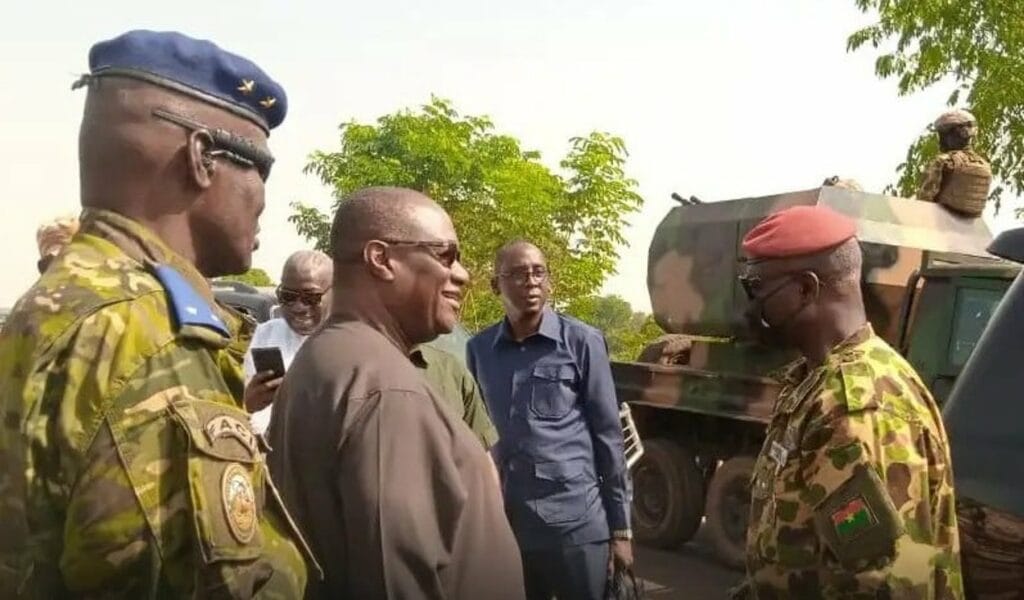 Le ministre ivoirien de la Défense, Brahima Ouattara, le 19 avril 2024 au Burkina