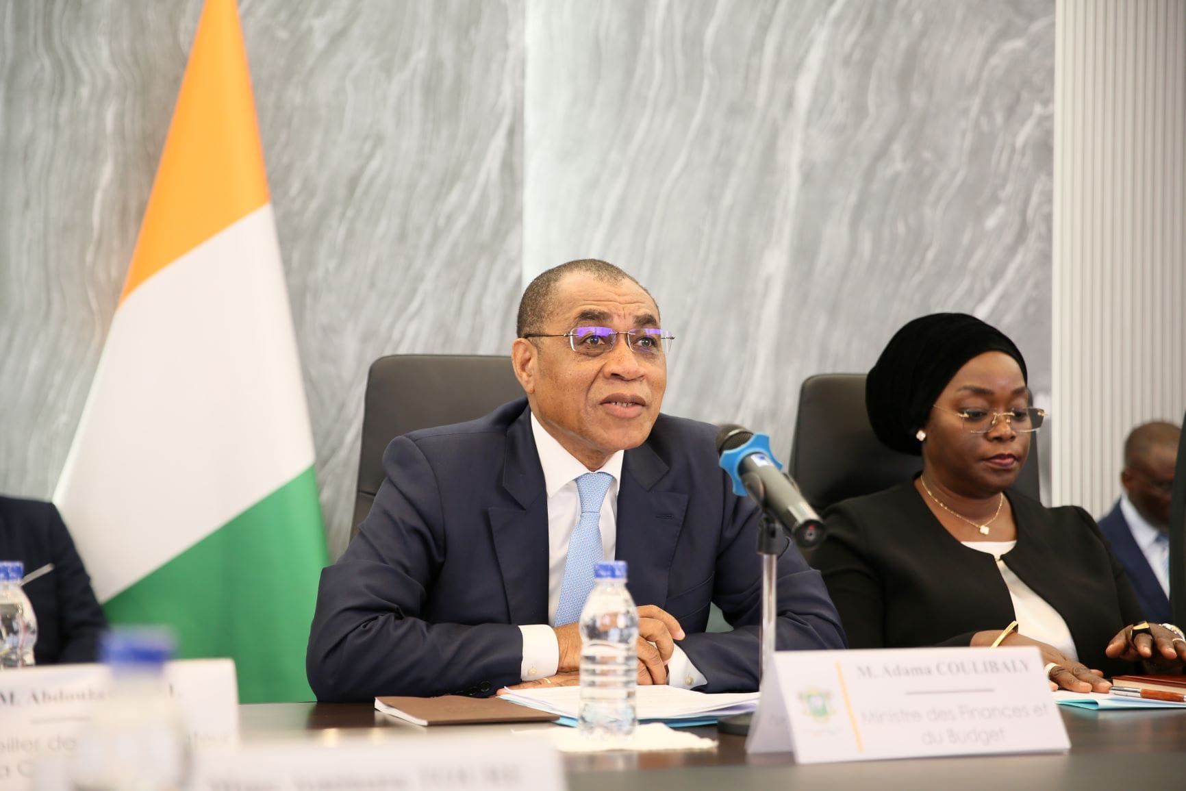 Adama Coulibaly, le ministre ivoirien des Finances et du Budget