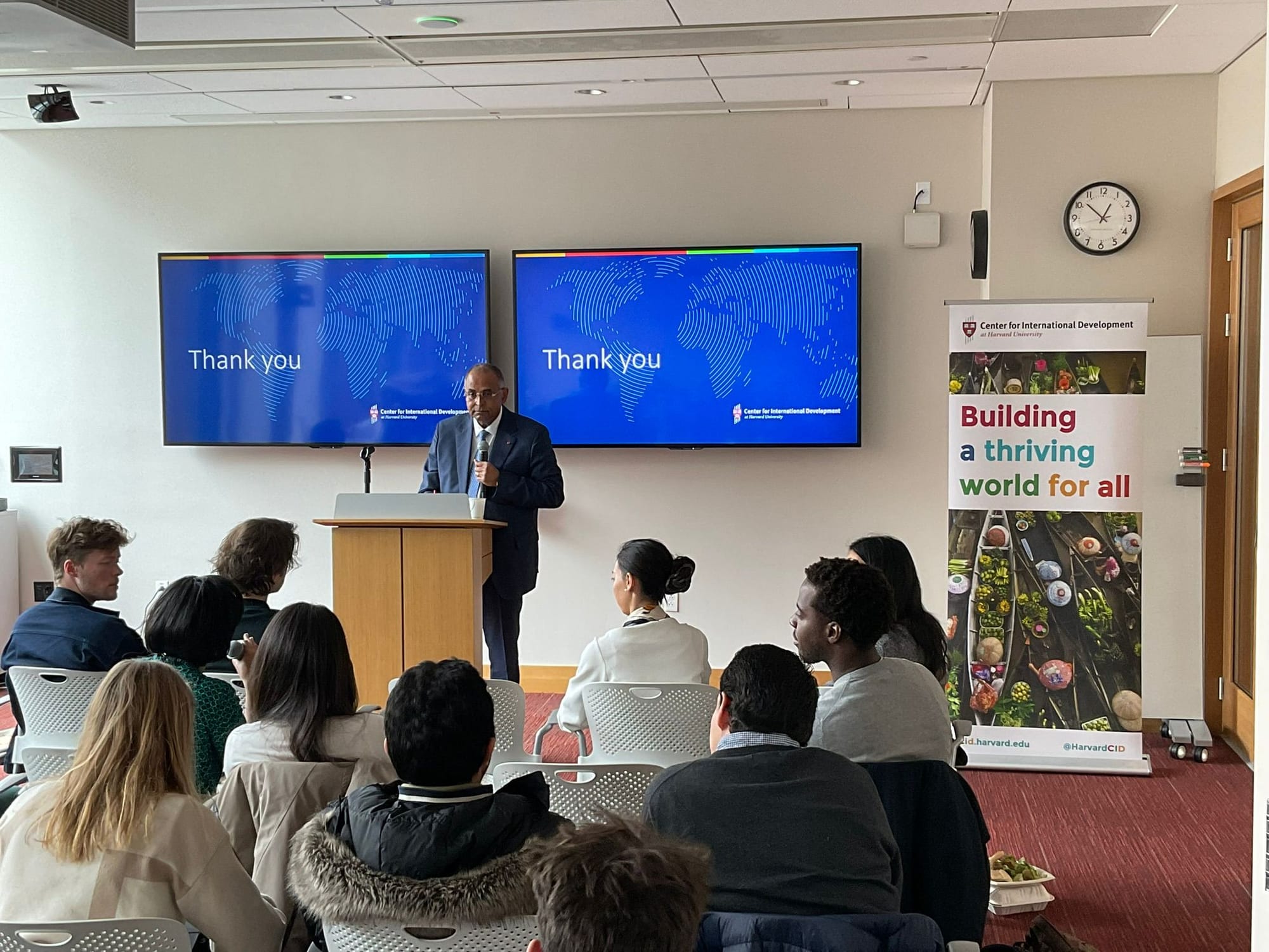 Patrick Achi à Cambridge, États-Unis le 19 avril 2024