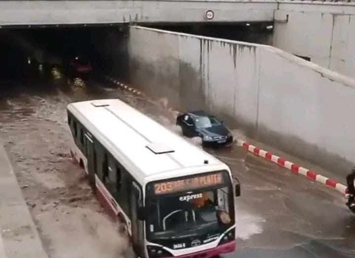 Le tunnel d'Abobo sous les eaux ce lundi 8 avril 2024