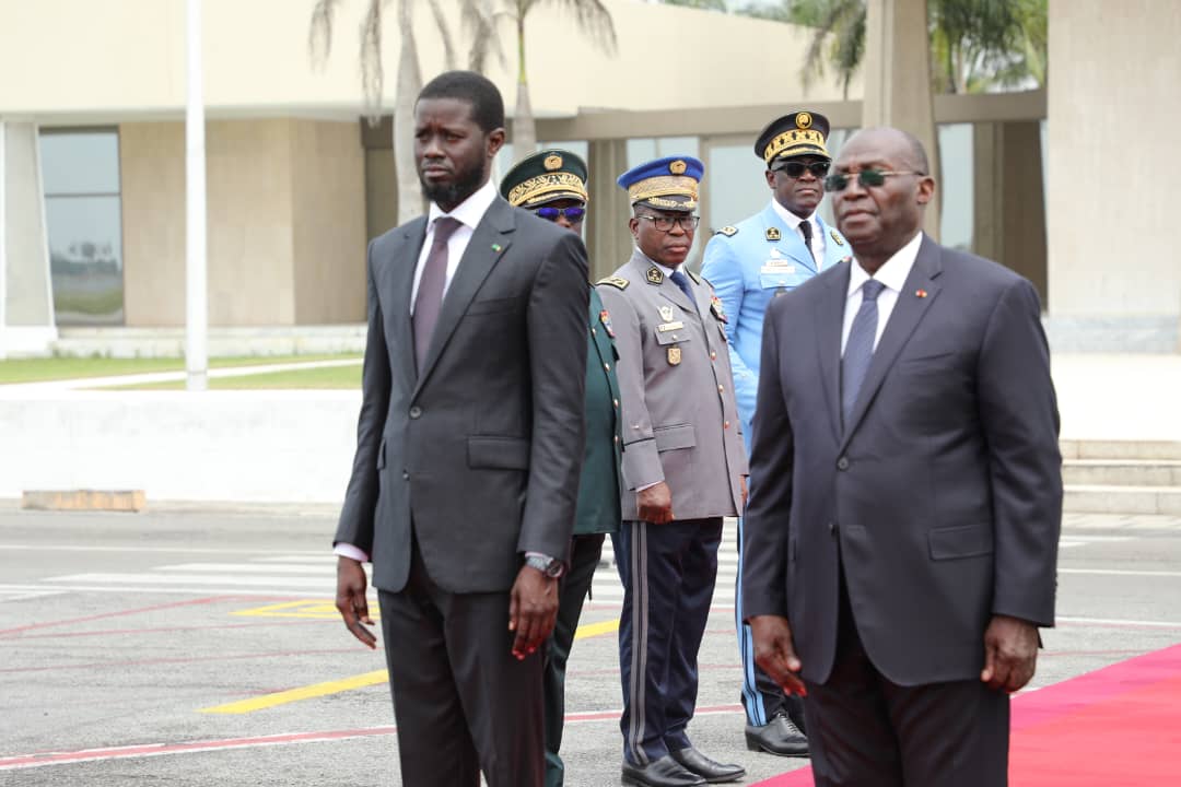 Arrivée à Abidjan de Bassirou Diomaye Faye, ce mardi 07 mai 2024