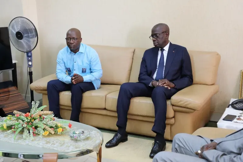 Augustin Thiam et Blé Goudé