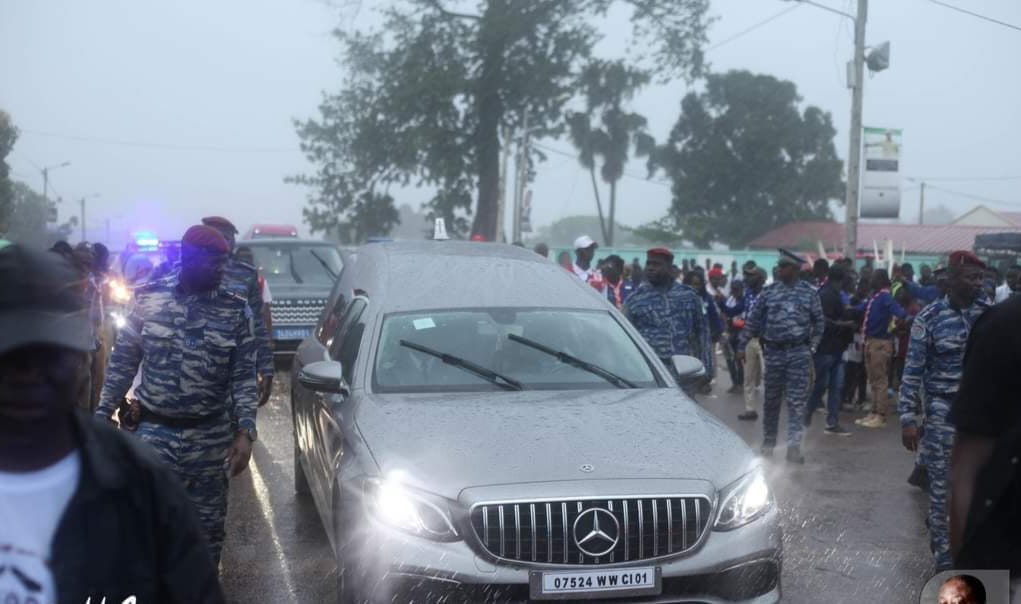 La dépouille de Bédié à Daoukro le 26 mai 2024