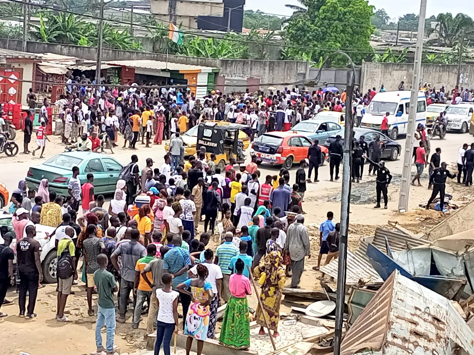 Déguerpissement à Abobo Belleville route d'Alépé