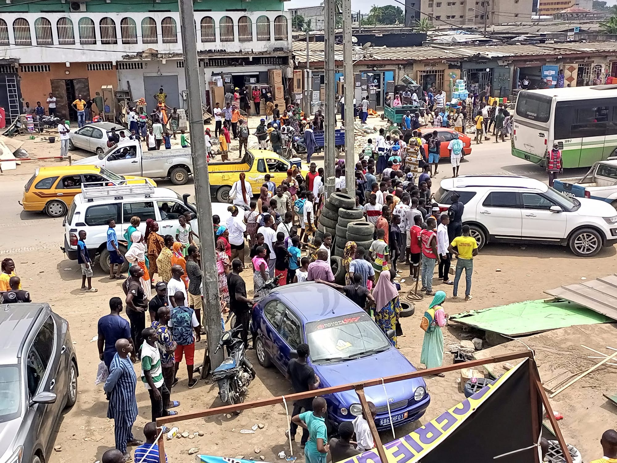 Déguerpissement à Abobo Belleville route d'Alépé