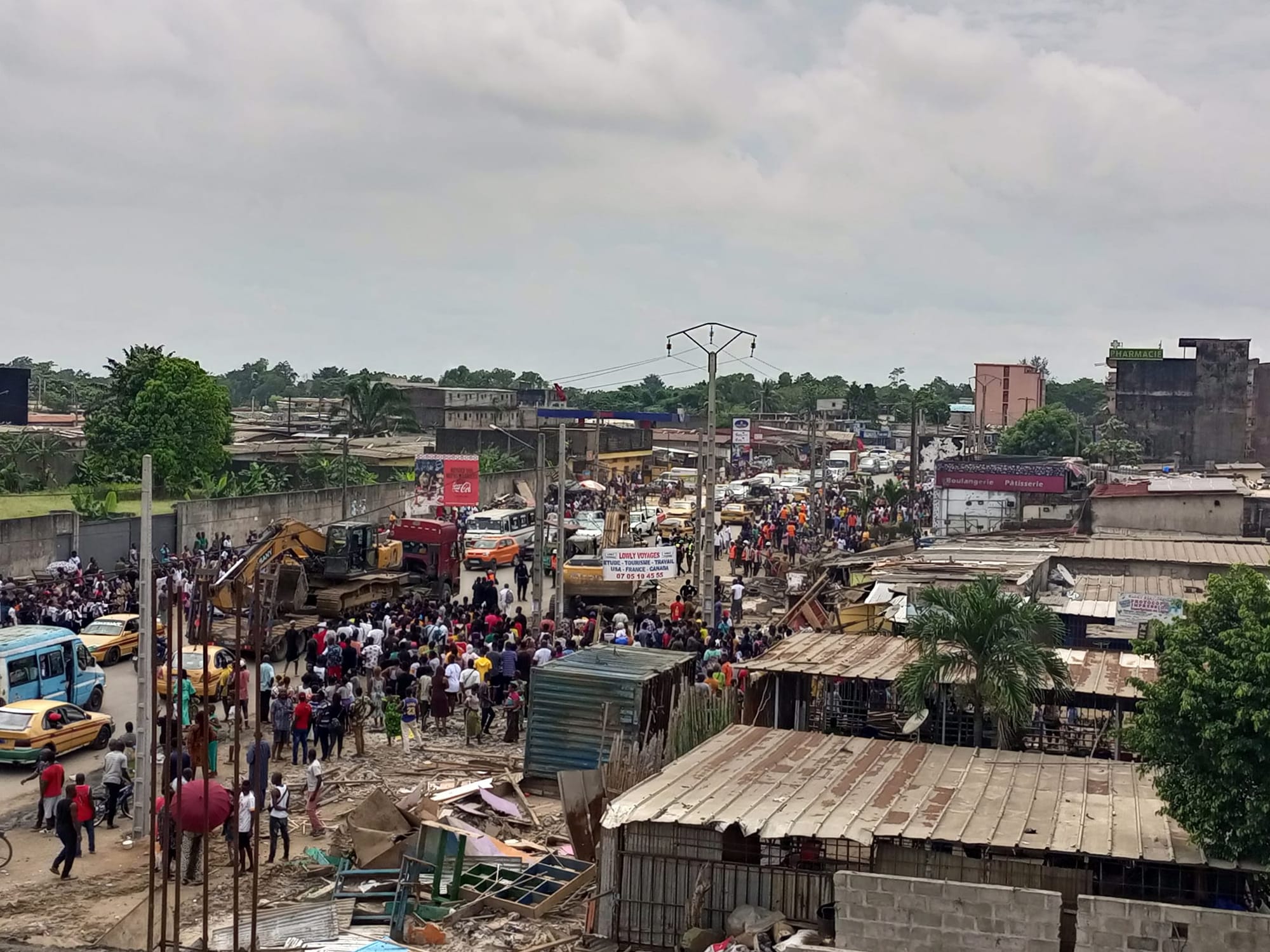 Déguerpissement à Abobo Belleville route d'Alépé