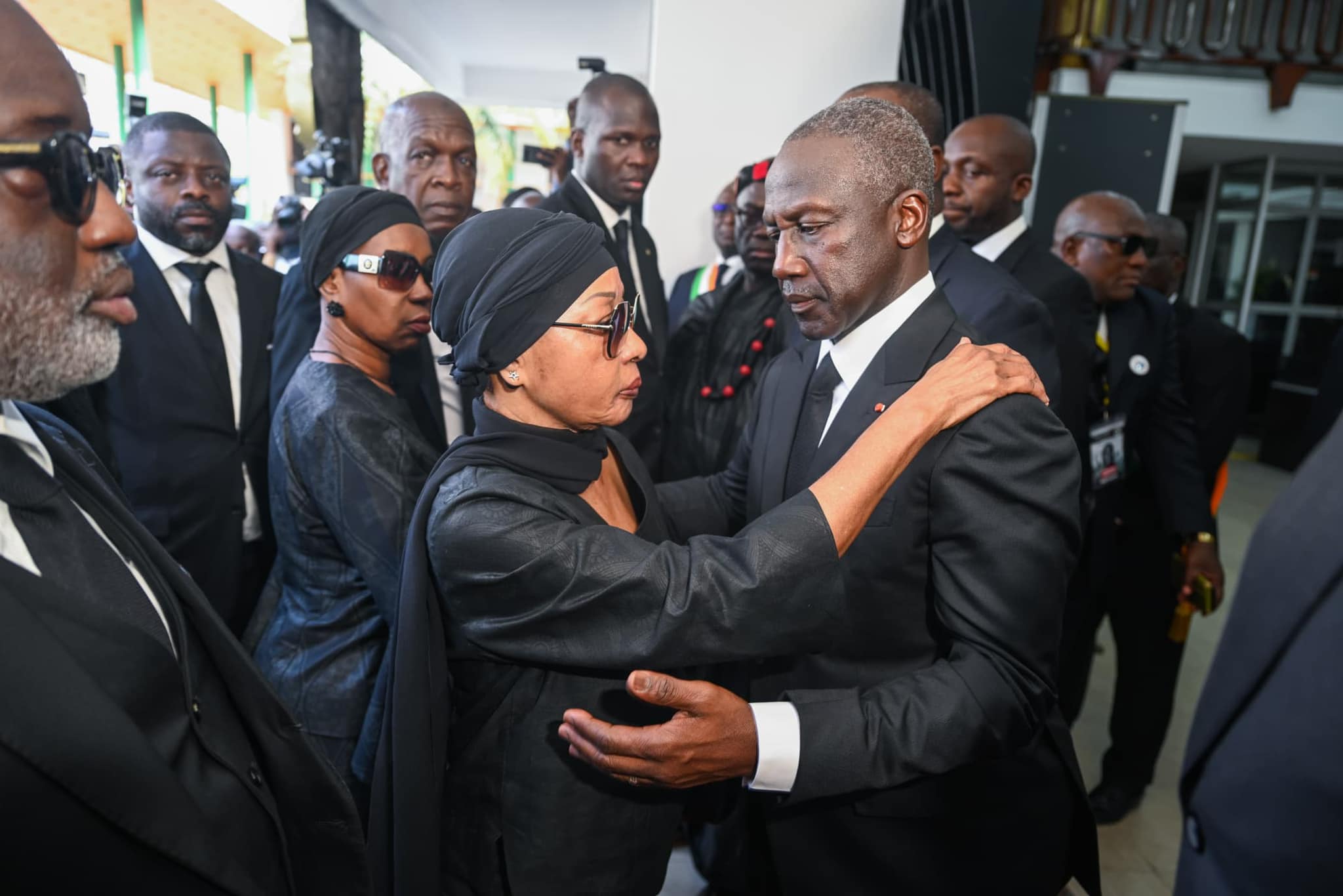Cérémonie d'hommage de l'Assemblée nationale à Henri Konan Bédié le 24 mai 2024
