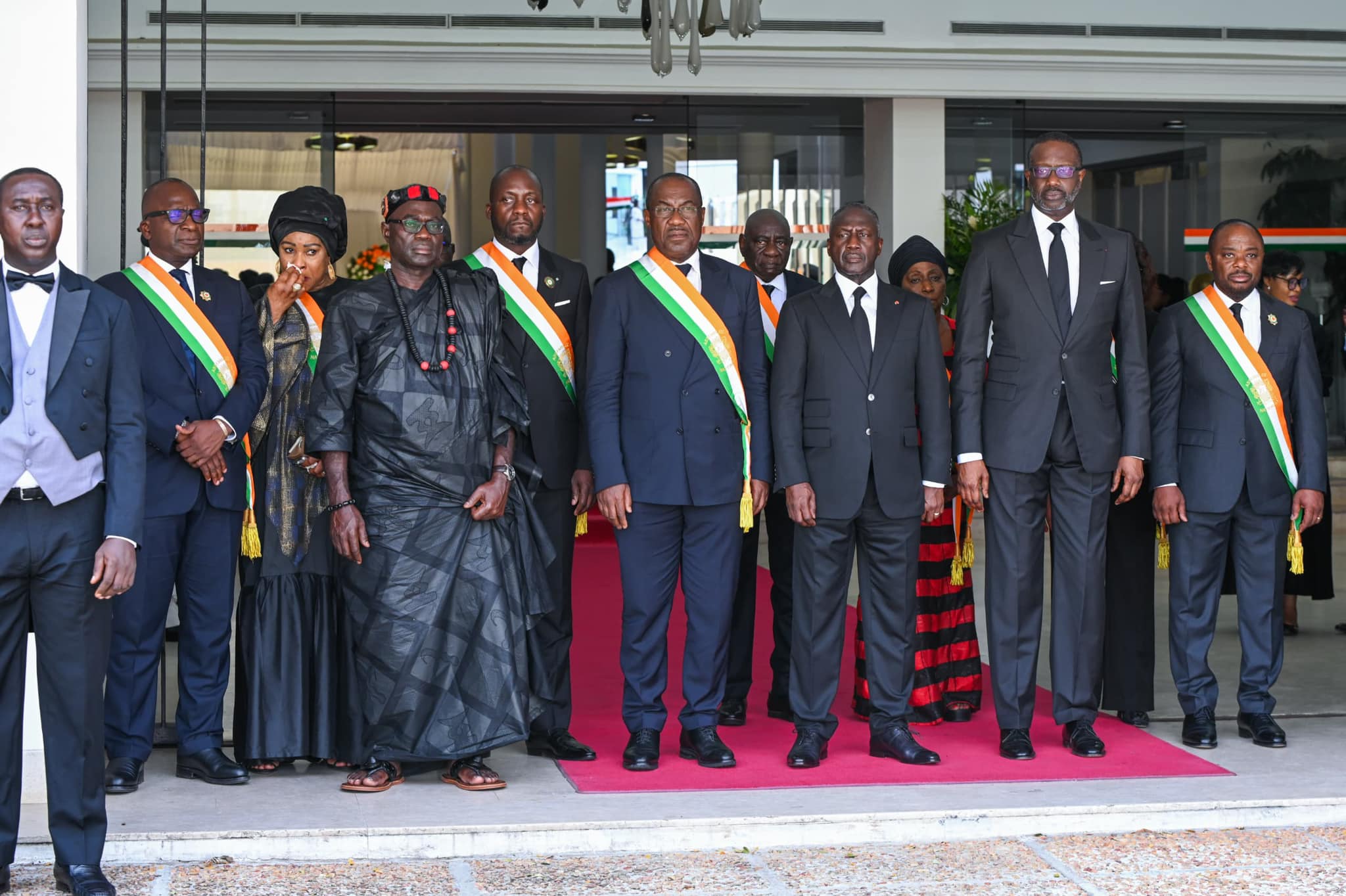 Cérémonie d'hommage de l'Assemblée nationale à Henri Konan Bédié le 24 mai 2024