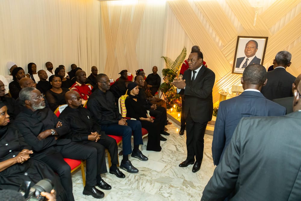 Présentation des condoléances du FPI d'Affi N'Guessan à la famille de Bédié