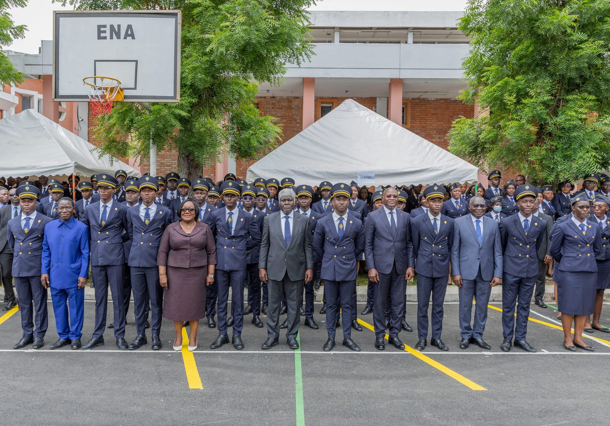 Sortie la 58e promotion des élèves de l'ENA de Côte d'Ivoire le 2 mai 2024