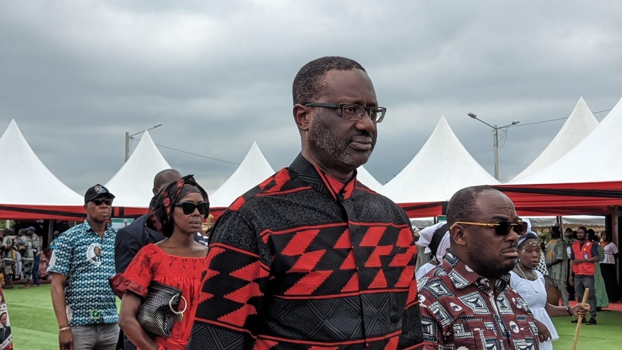 Tidjane Thiam aux obsèques de Bédié à Daoukro le 26 mai 2024