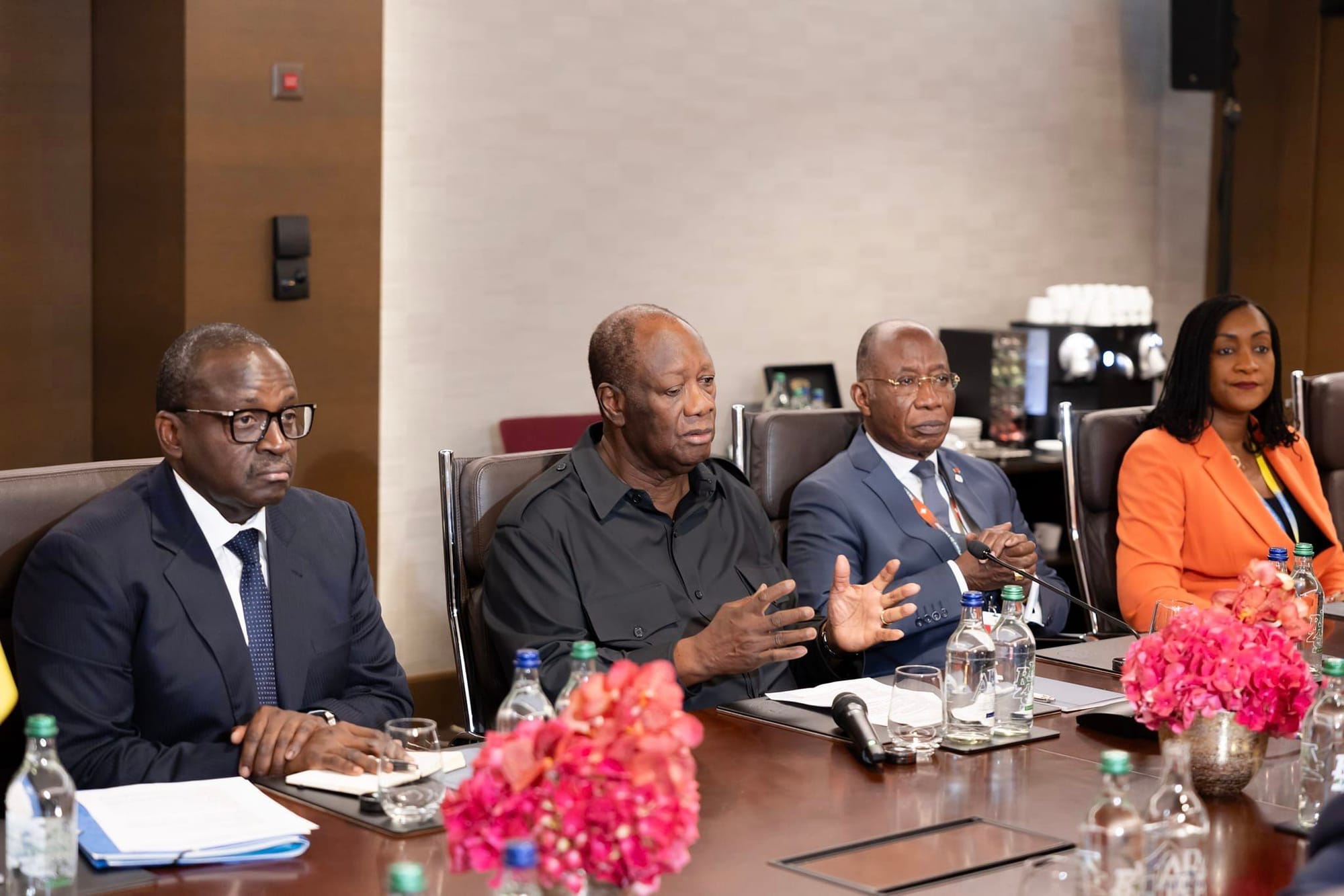 Alassane Ouattara lors du 1er Sommet sur la paix en Ukraine le 16 juin 2024 © Crédit photo Sercom Présidence ivoirienne