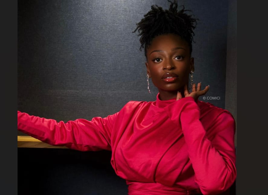 Eby Océane, candidate qui représente l'Angleterre lors de la grande finale de Miss Côte d'Ivoire 2024