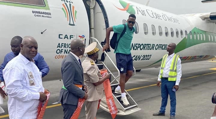Les Éléphants de Côte d'Ivoire ont atterri à l'aéroport de Korhogo ce 5 juin 2024 pour le match contre le Gabon