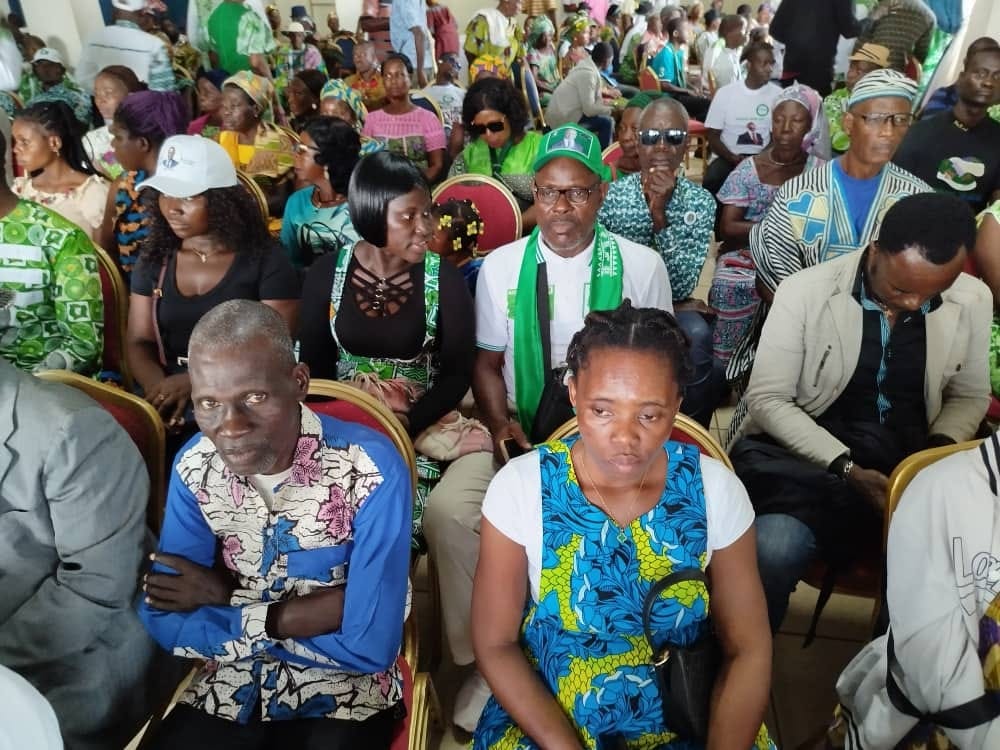 Meeting du PDCI à Dabou, Côte d'Ivoire le 28 juin 2024