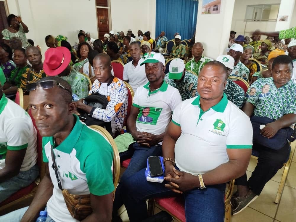 Meeting du PDCI à Dabou, Côte d'Ivoire le 28 juin 2024