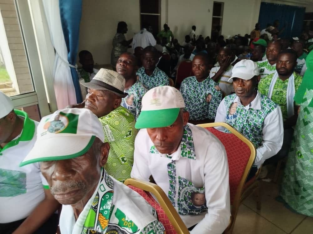 Meeting du PDCI à Dabou, Côte d'Ivoire le 28 juin 2024
