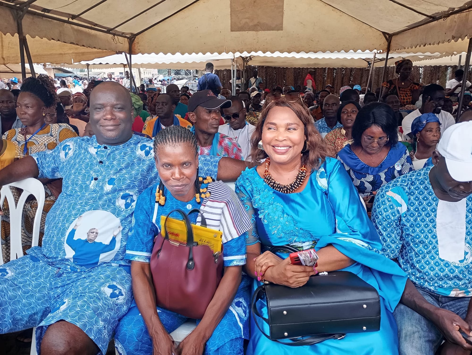 Meeting du PPA-CI de Laurent Gbagbo ce dimanche 14 juillet 2024 à Bonoua
