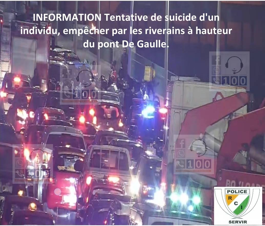 Pont De Gaulle : Un lieu maudit ? deux drames en une soirée ce mardi, une tentative de suicide déjouée, une femme se jette dans la lagune