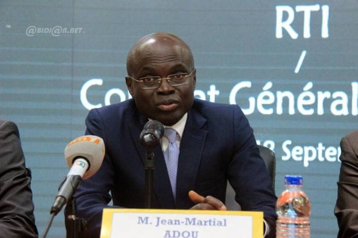 Jean Martial Adou, Directeur Général par intérim de la RTI